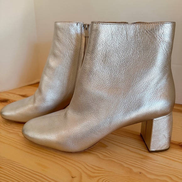 Loeffler Randall Booties Cooper Silver Metallic - Picture 3 of 6